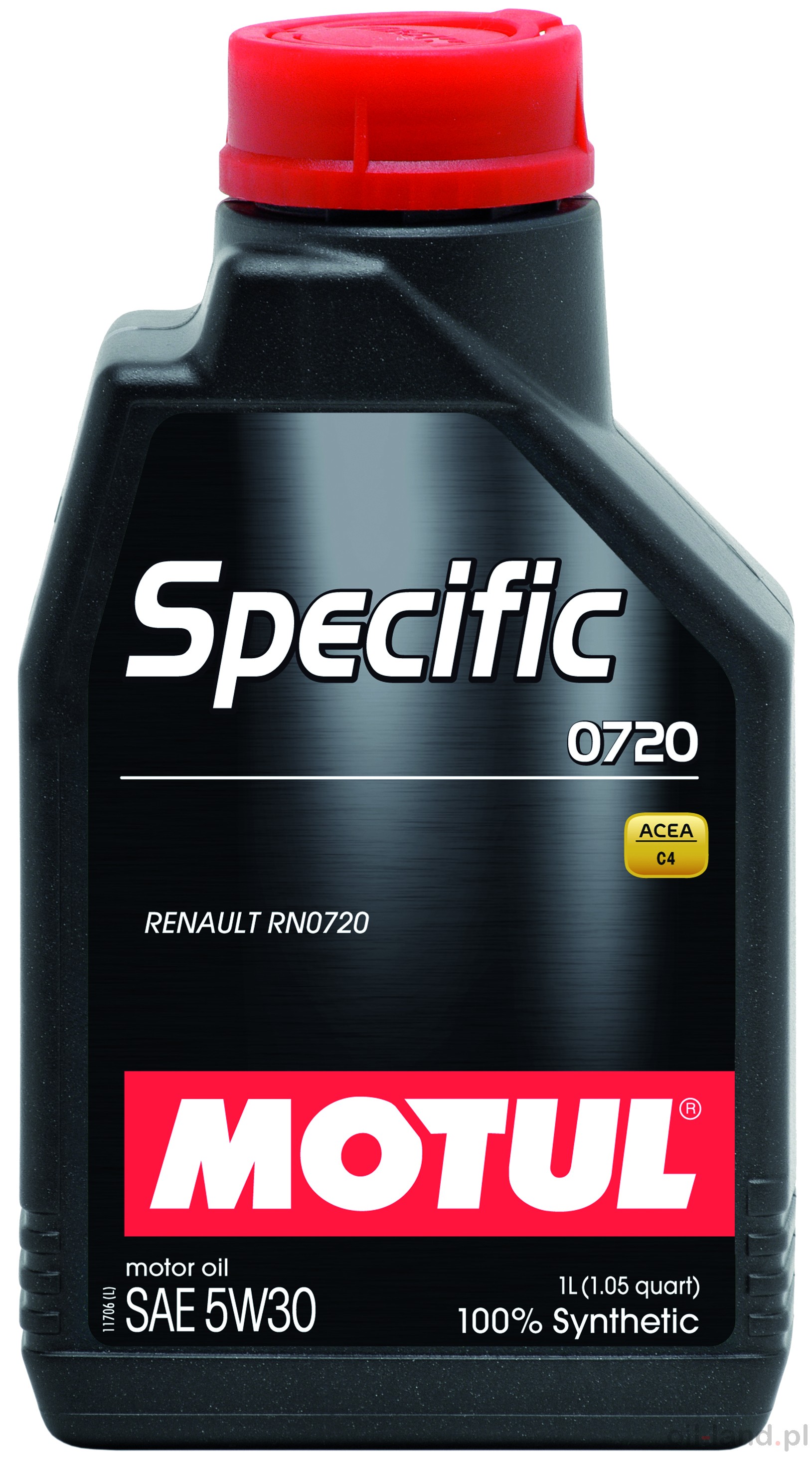 102208 flacone 1 litro olio motul specific 0720 5w30 100% sintetico per auto