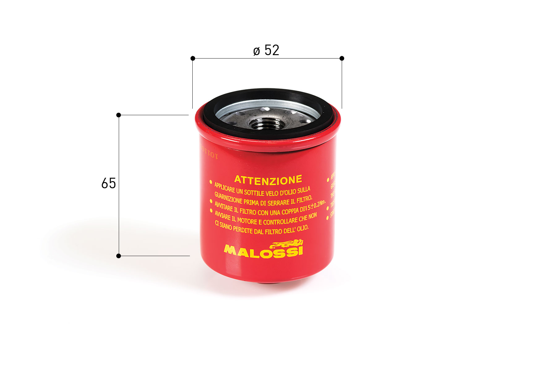 0313382 red chilli oil filter filtro olio malossi- piaggio-gilera 125-150-180-200-250-300
