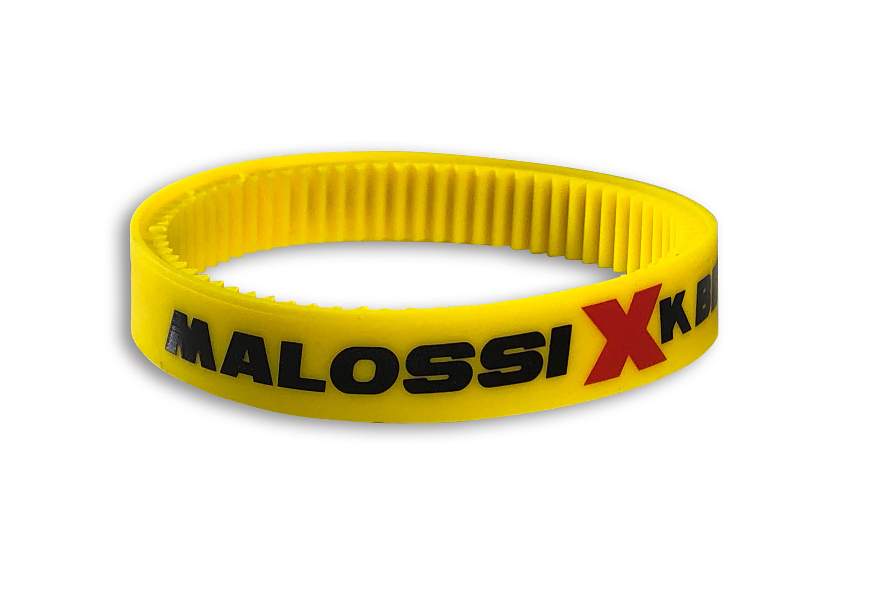 4118422.y0 braccialetto da polso k belt malossi giallo fluo in silicone