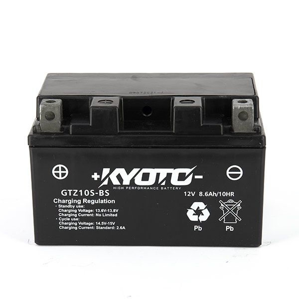 batteria sla kyoto agm battery a gel ytz10s-bs 12v 8,6ah - lunghezza 150 x larghezza 87 x altezza 93mm 512104