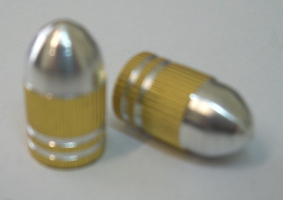 720or coppia tappi valvoline shell grooved oro anodizzato